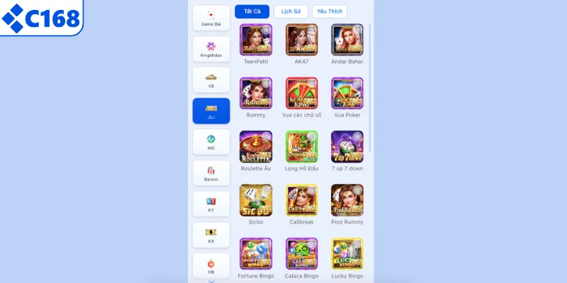 Top game bài được yêu thích